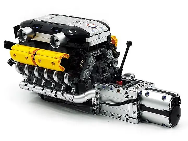 Конструктор двигун Mould King Lambo V12 моторизований для дітей та дорослих мотор 1260 деталей - фото 2