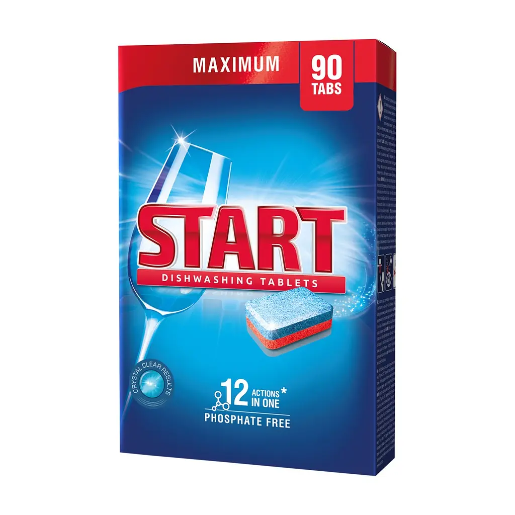 Таблетки для посудомийних машин Start Maximum 90 шт. (4820207100084)