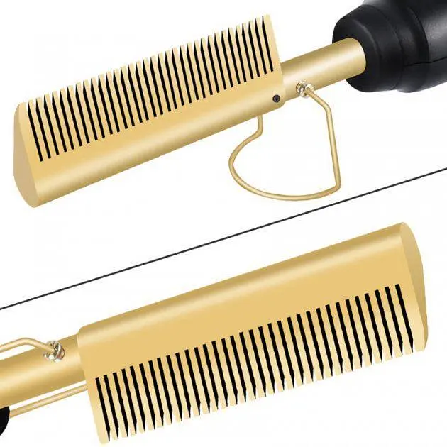 Розчіска-випрямляч для волосся High Heat Brush ∙ Електричний гребінь для укладання, випрямлення, розгладження волосся - фото 2