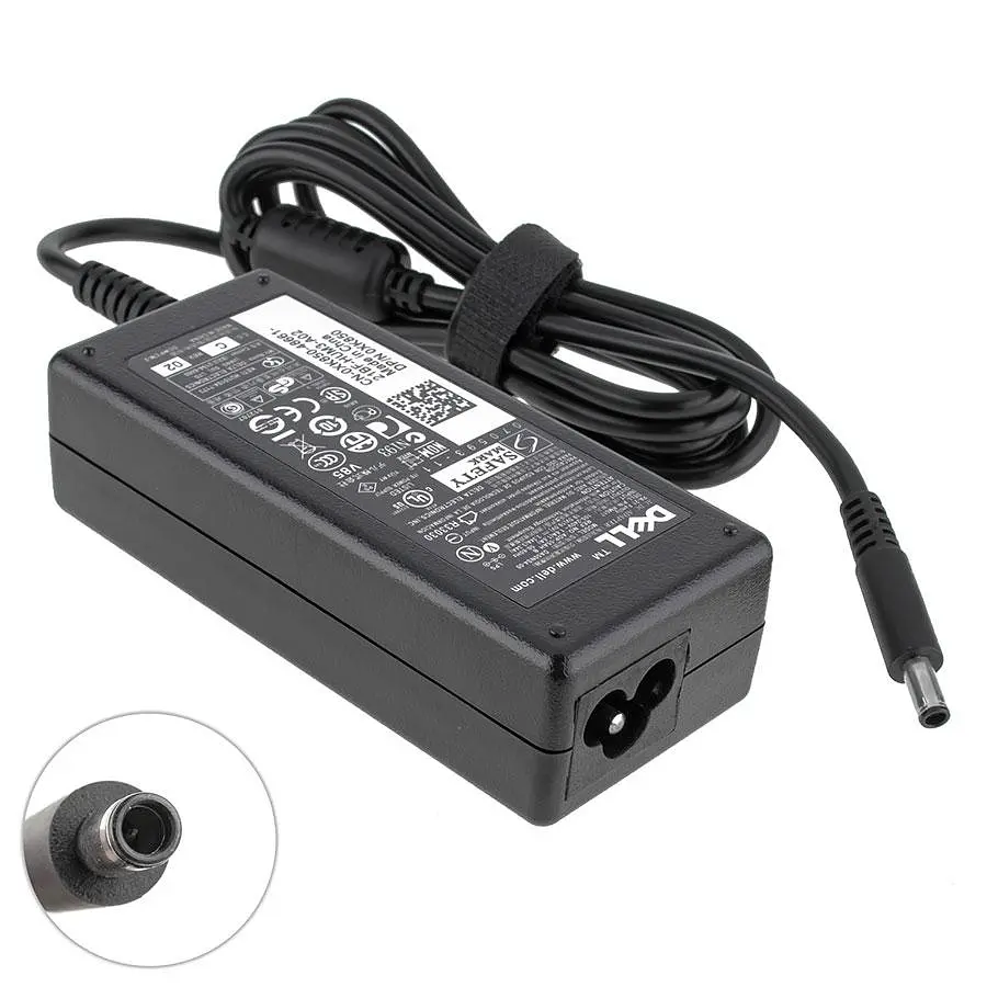 Блок живлення для ноутбука DELL 19.5V 3.34A 65W 4.5x3.0-PIN чорний RECTANGULAR