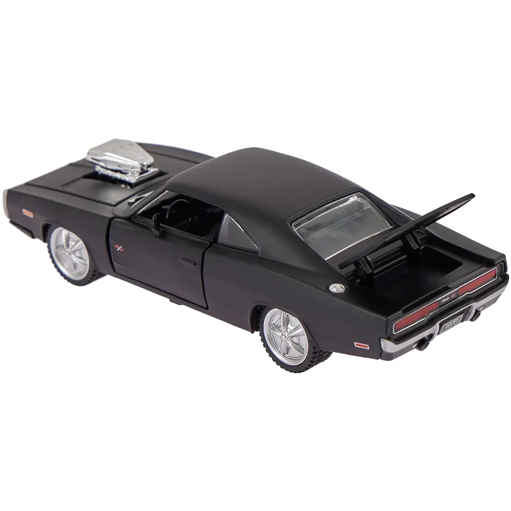 Машинка Rastar 1970 Dodge Charger R/T 1:36 Чорний - фото 5