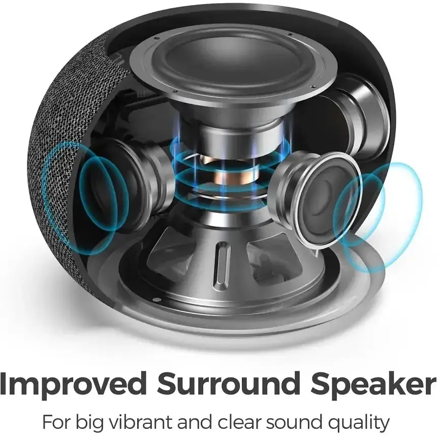 Радіобудильник Reacher R3L з автоматичним регулюванням яскравості для спальні чорний - фото 4