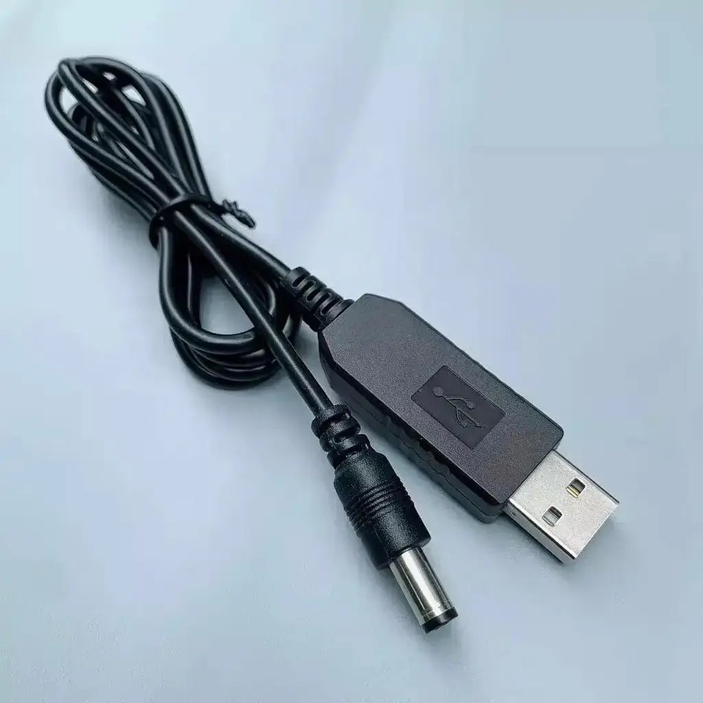 Кабель для роутера VI USB 5V від павербанку на 9v 5,5х2,5 мм - фото 4