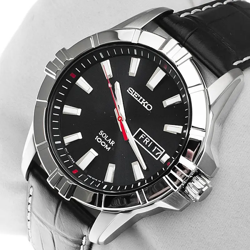 Годинник Seiko Solar SNE161P2 кварц. - фото 2