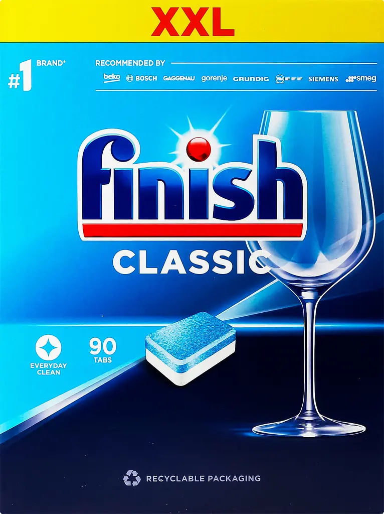Таблетки для посудомоечных машин Finish Powerball Classic, 90 шт. - фото 7