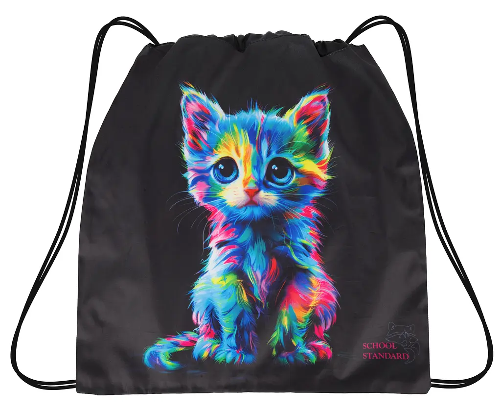 Ортопедичний рюкзак 3 в 1 з пеналом та мішком для дівчинки School Standard 375 гр 17 літрів Цвітний - фото 3