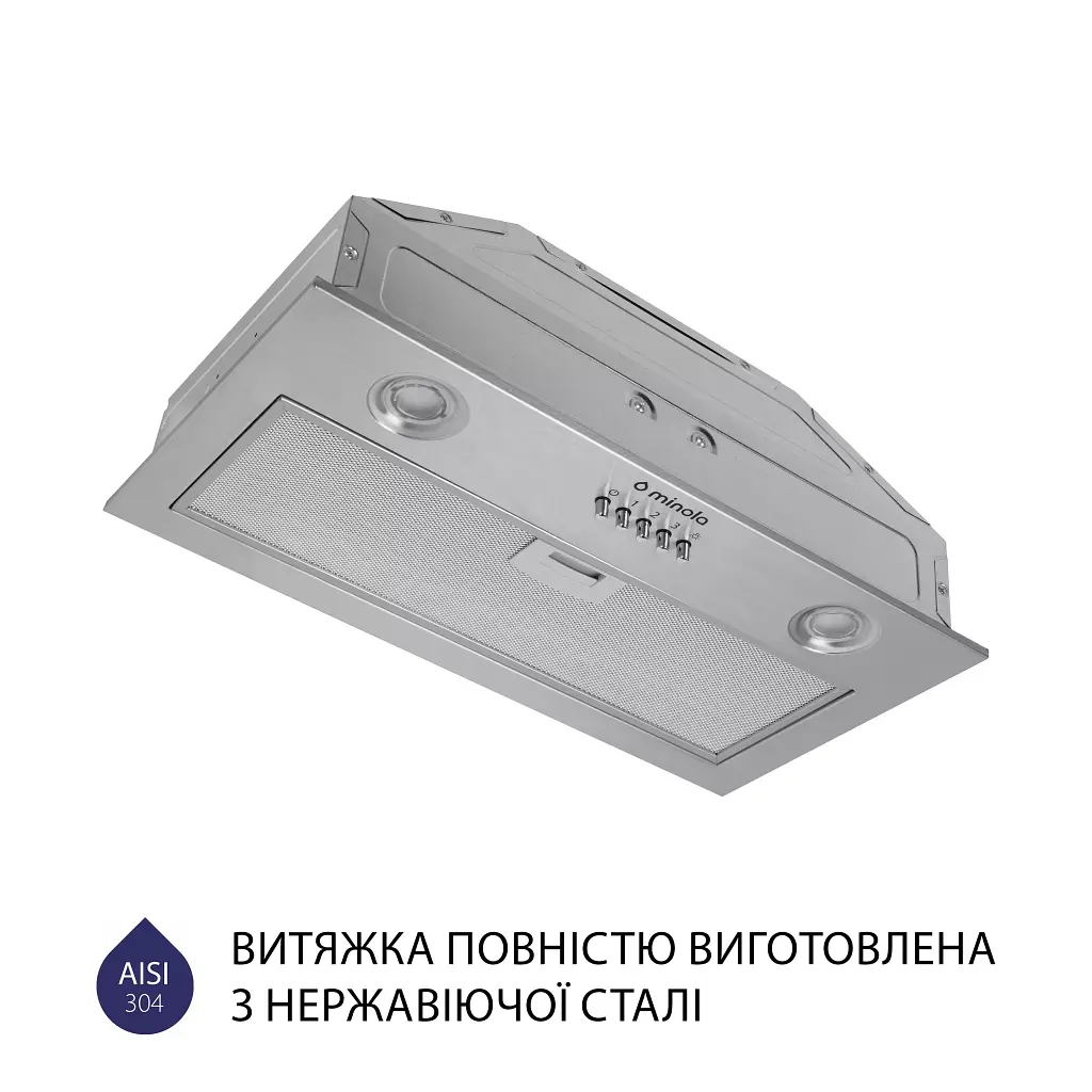 Витяжка повновбудована Minola HBI 5204 I 700 LED - фото 4