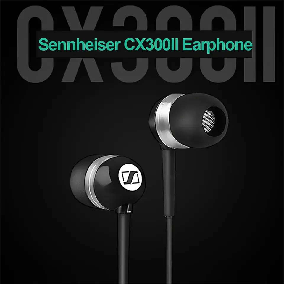 Навушники Sennheiser CX 300II з басами, 3,5 мм, музика, стереогарнітура HIFI для iPhone, Android - фото 2