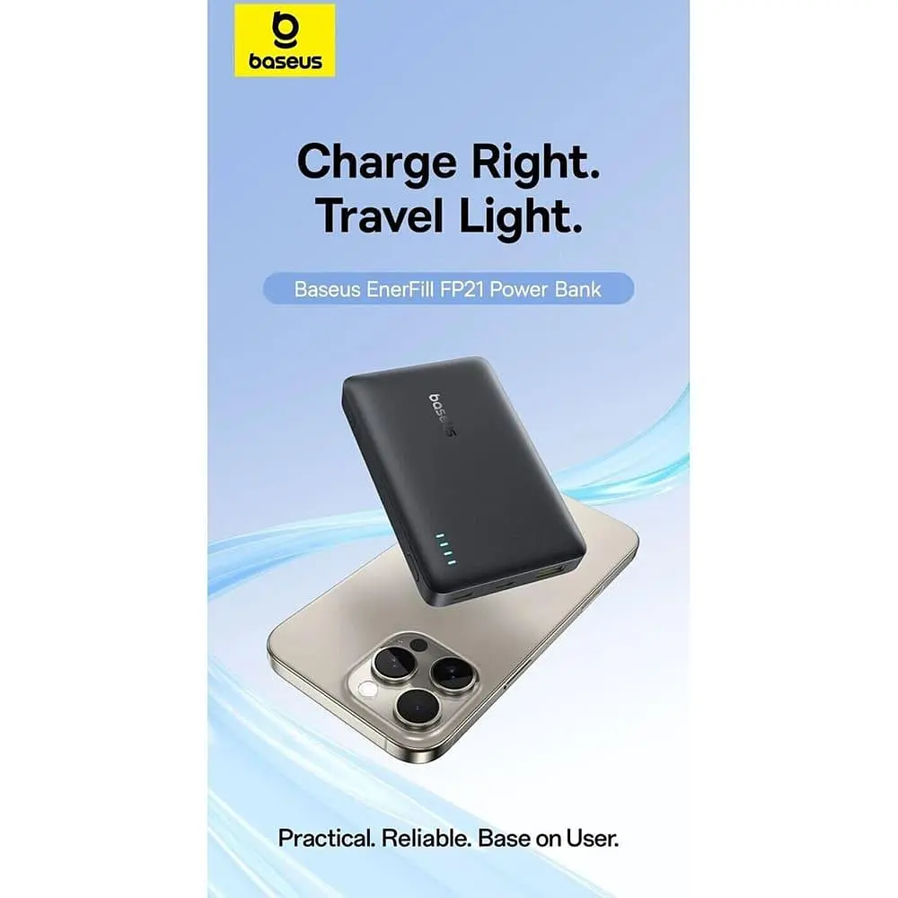 Павербанк Baseus EnerFill Bipow2 Pro Black 10 000 mAh / 22.5 Вт (P1008210D123-00) - фото 8