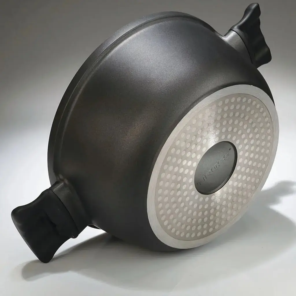 Кастрюля с крышкой Tiross TS1291 антипригарное мраморное покрытие 4 л размер 24х11.5 см - фото 2