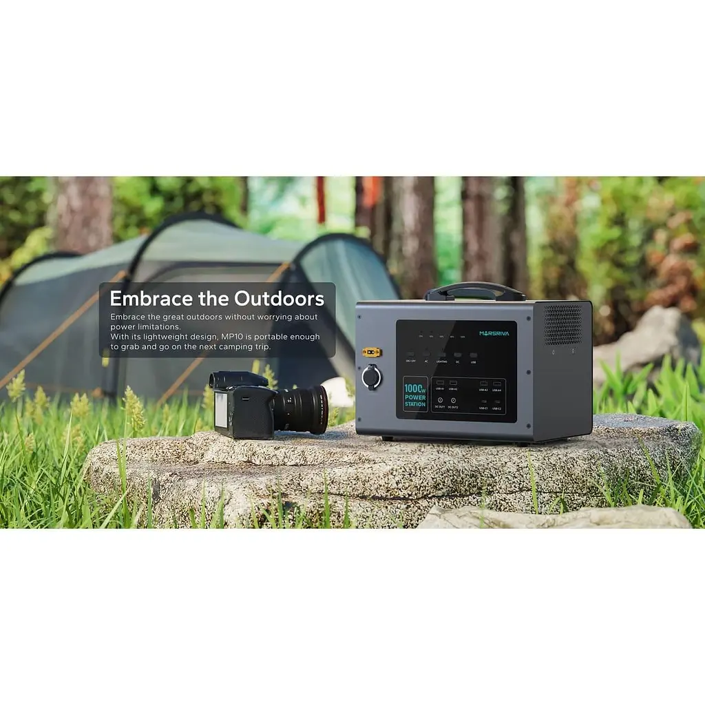 Зарядна станція Marsriva MP10 / 1000 Вт / 1176 Вт/ч / LiFePO4 (MP10V2_MARSRIVA) - фото 6