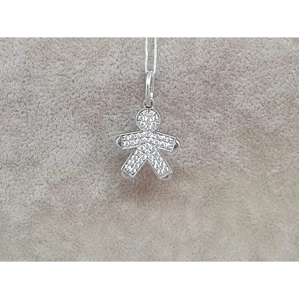 Срібна підвіска Харківська ювелірна фабрика Мальчикс фіанітами. 500209-КР - фото 2
