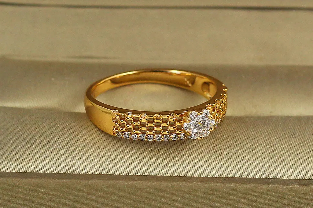 Кільце Xuping Jewelry Первоцвіт р 21 золотисте - фото 2
