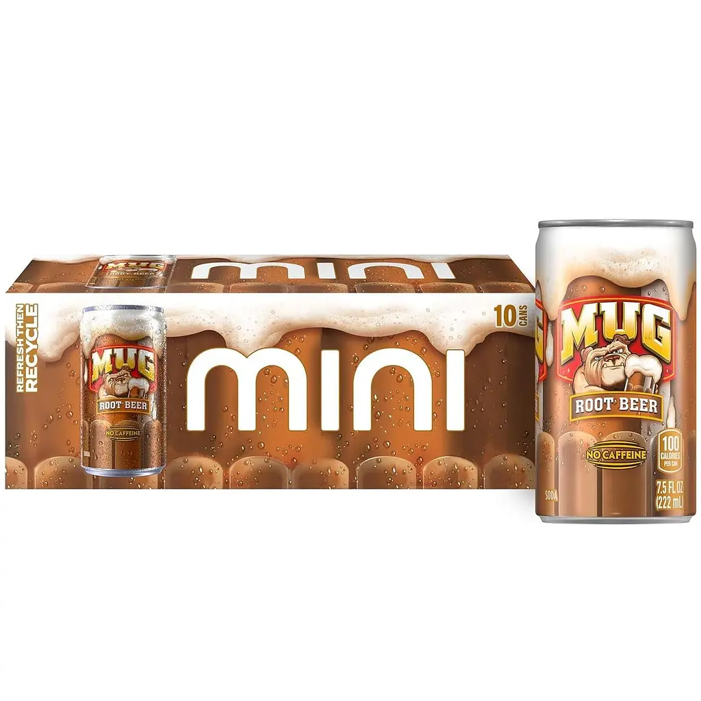 Газований напій Mug Root Beer Soda Mini Can 222 мл - фото 6