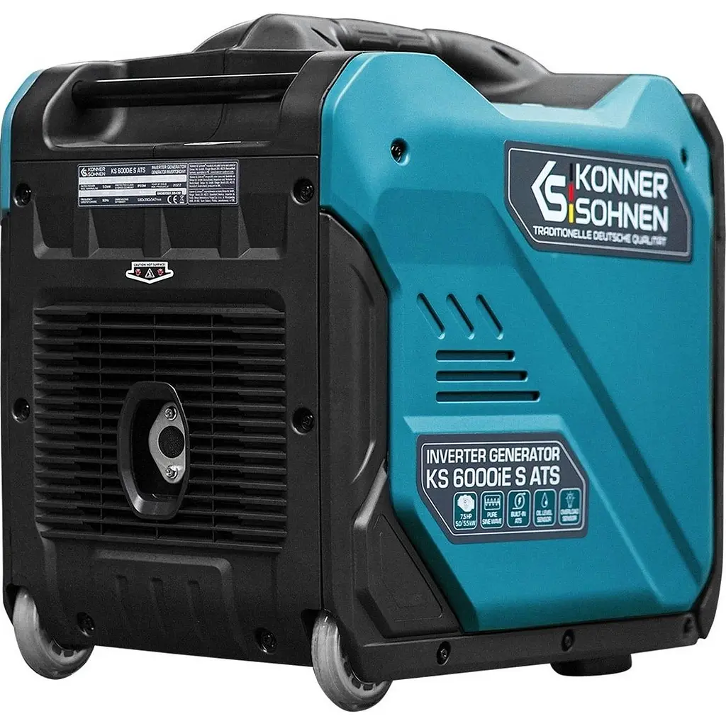 Інверторний бензиновий генератор Konner&Sohnen KS 6000iE S ATS [116860] - фото 3