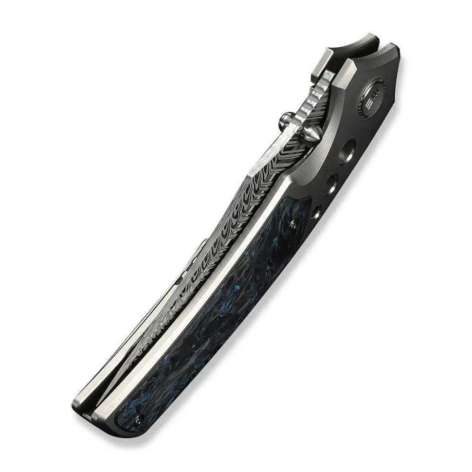 Ніж cкладний Weknife Skynix WE24087-DS1 Black & Blue Carbon - фото 8