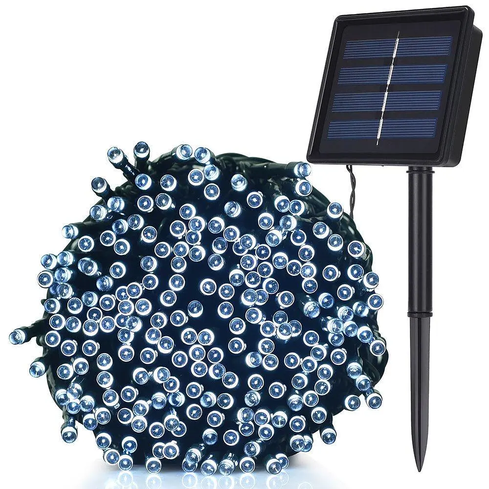 Уличная светодиодная гирлянда Canopus Solar LED String Light 200 светодиодов 22 метра – многоцветная. - фото 3