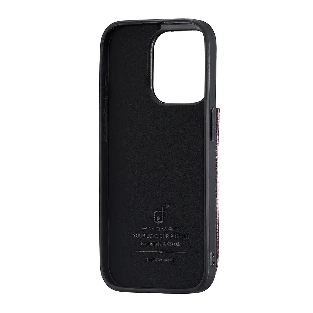 Чохол Jinduka Leather Pocket iPhone 15 Pro Purple - фото 3
