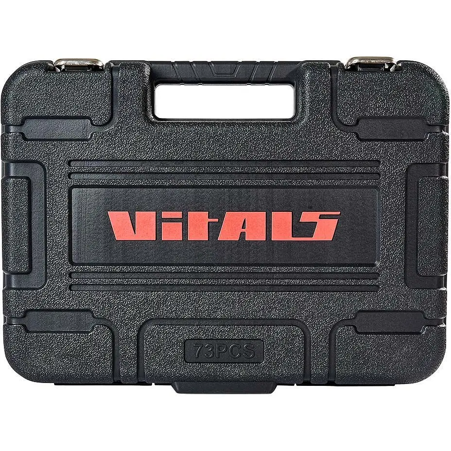 Набор головок торцевых Vitals Master 1/4'' и 1/2'' 73 предмета (186166) - фото 6