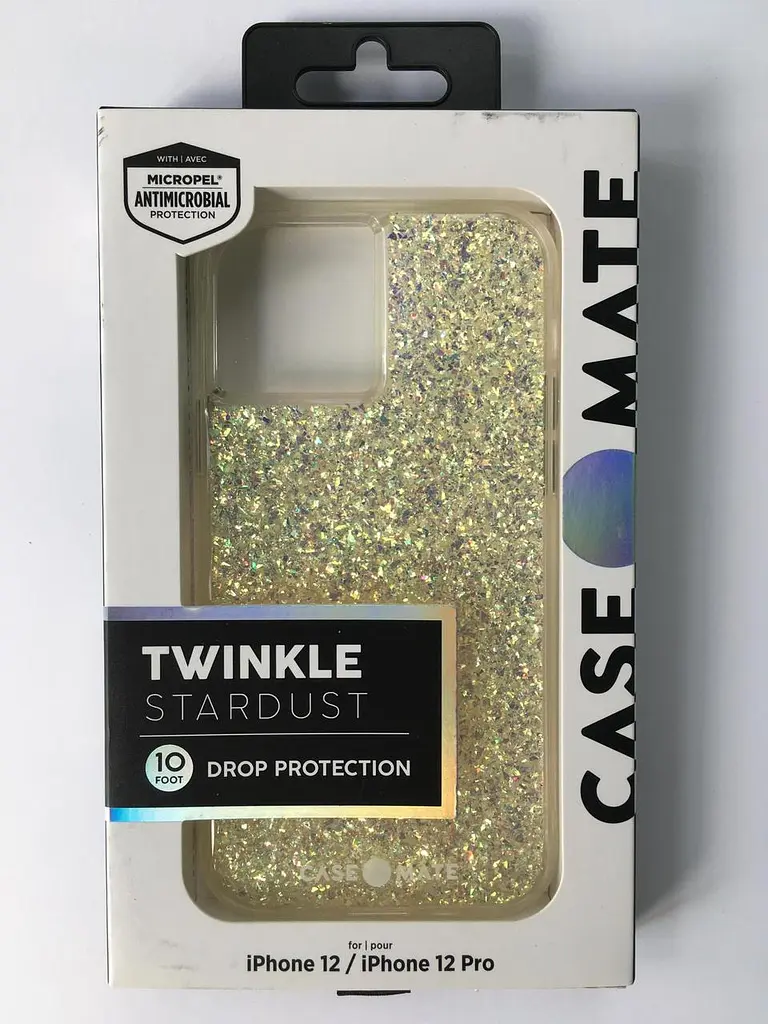 Чохол протиударний з блискітками Case-Mate Twinkle CM043536-00 для iPhone 12/12 Pro (6.1") Stardust (Зоряний пил) - фото 8