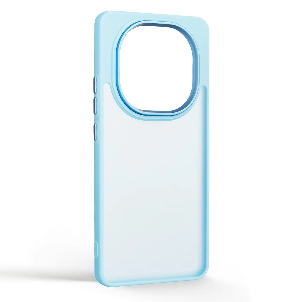 Противоударный чехол для Xiaomi Redmi Note 15 4G/Note 15 5G Poco M8 5G, Frame, голубой, панель-накладка, термополиуретан TPU + поликарбонат PC, защита всего корпуса, защита кнопок и камеры, устойчив к деформациям, ArmorStandart (ARM90132) - фото 2