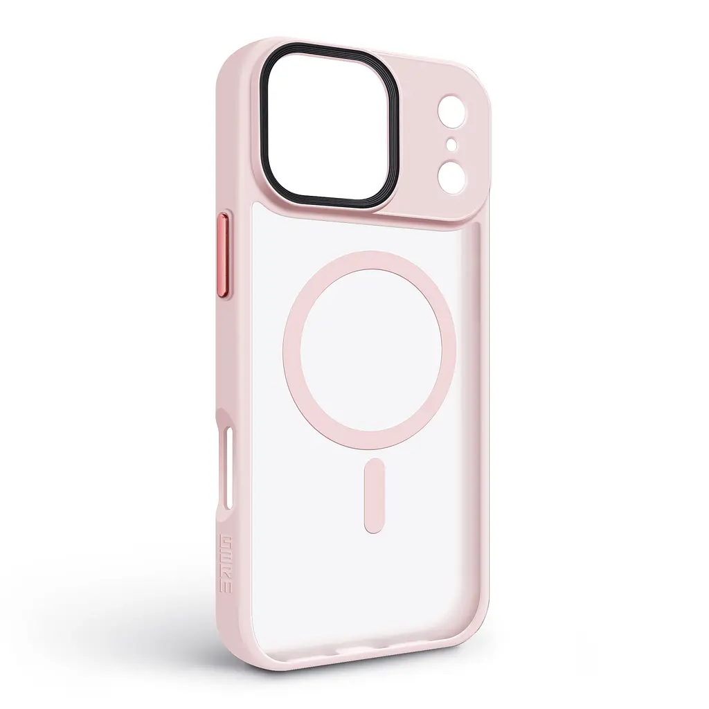 Чехол для Apple iPhone 17 Pro Max, Uniq MagCase, розовый, противоударный, панель-накладка с магсейф, ударопрочный TPU+PC, с магнитом MagSafe, поддержка полноценной беспроводной зарядки, ArmorStandart (ARM86273) - фото 2