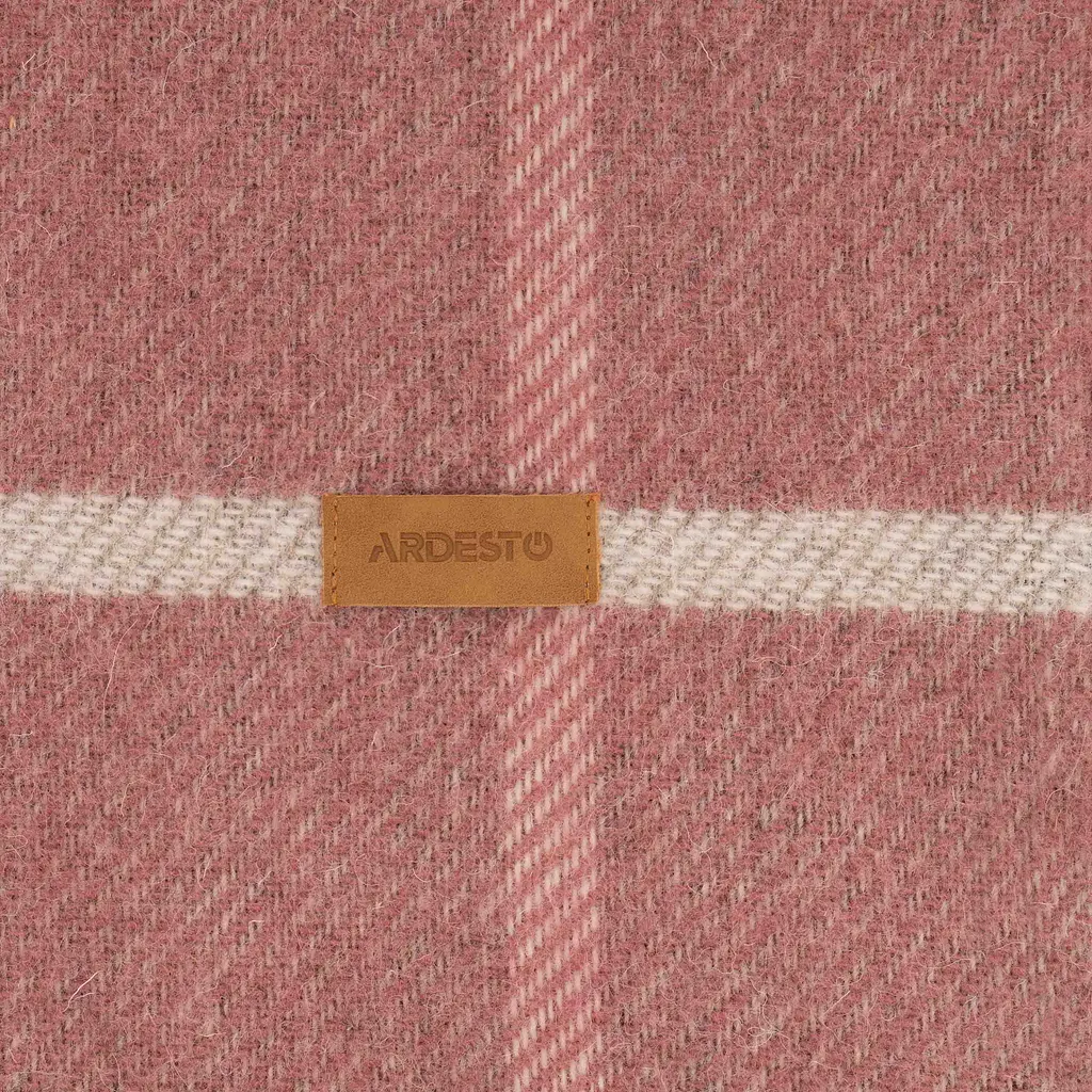 Плед Ardesto Leonardo Alpina 140x200 см 100% вовна рожевий (ART0701LM) - фото 6