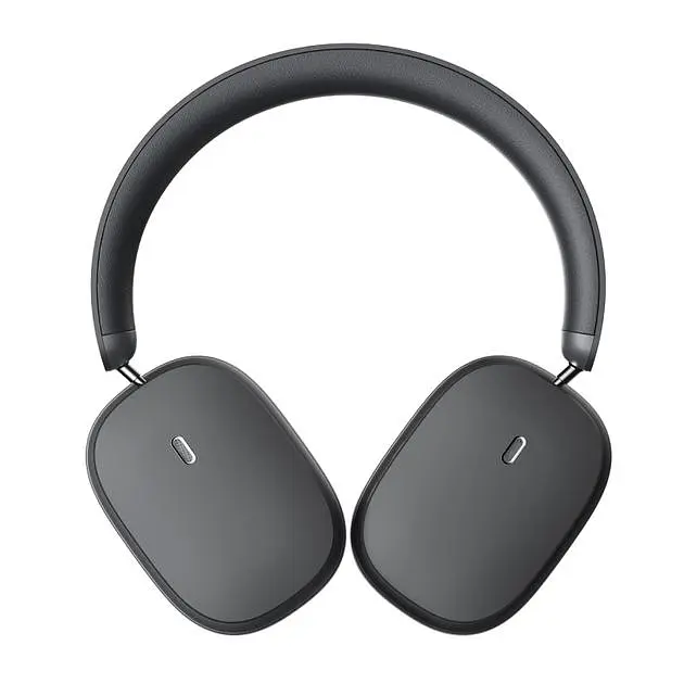 Беспроводные наушники Baseus H1 Bowie Noise-Cancelling Wireless Headphones, BT5.2, 400mAh, ANC, SBC, AAC, 70h, (NGTW230002) grey - фото 3