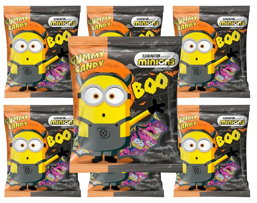 Жувальні цукерки Minions Halloween Gummy Candy Boo 240г - фото 4