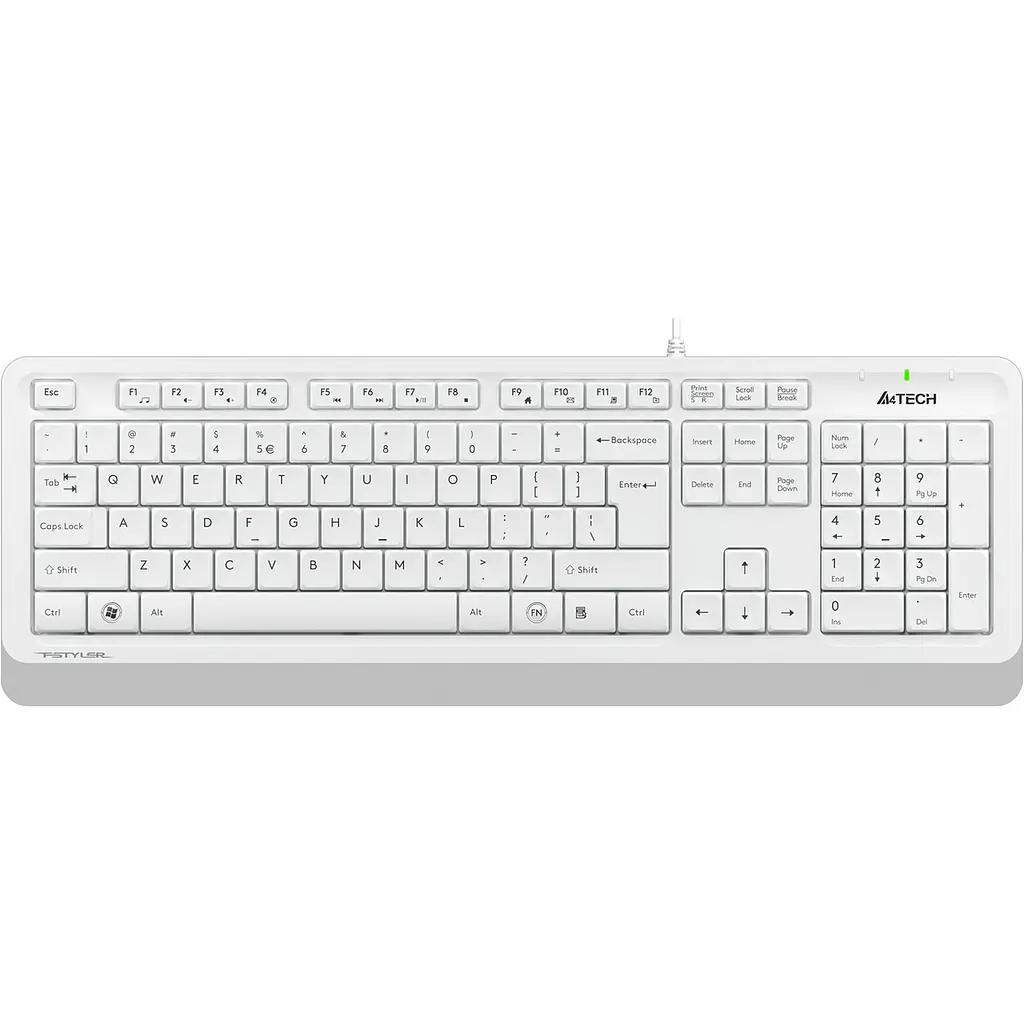 Комплект (клавіатура + миша) A4Tech Fstyler F1010 White (1147556) [114615] - фото 2