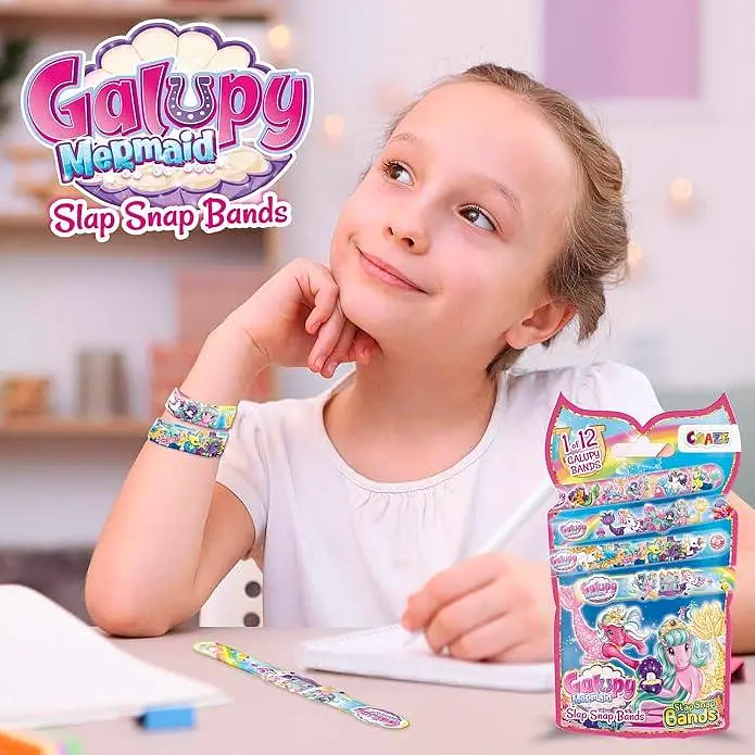 Браслет-хлопавка сюрприз CRAZE Galupy Mermaid Slap Snap Band браслет що закручується на руку (SKU-296) - фото 4