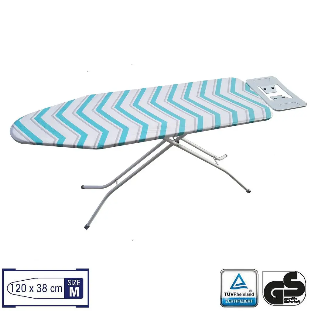 Дошка для прасування Casa Si Superstandard Basic 120x38 White/Green Zigzags (CS95150E166), Білий - фото 2