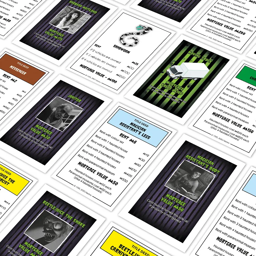 Настольная игра Winning Moves Beetlejuice Monopoly UK - фото 8