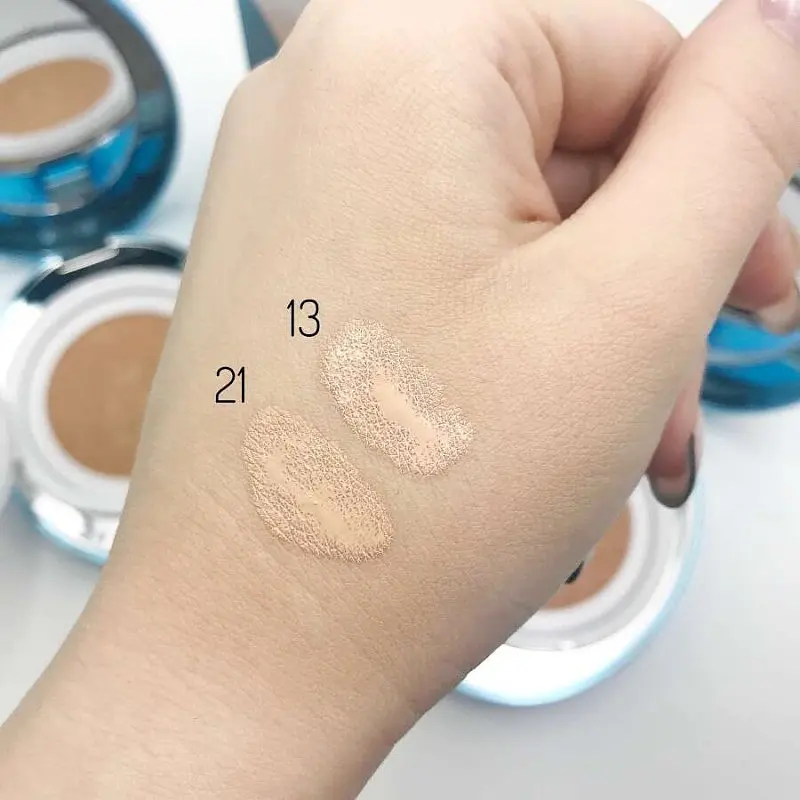 Тональный кушон Коллаген Collagen Aqua Air Cushion SPF50+ PA+++ (13) Enough 15 г - фото 5