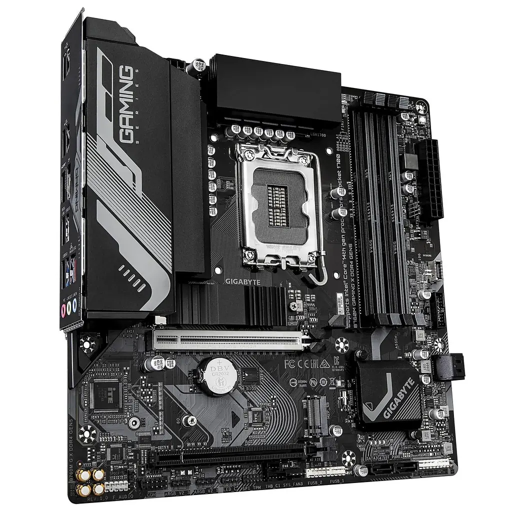Материнська плата GIGABYTE B760M GAMING X DDR4 GEN5 (B760M GAMING X DDR4 GEN5) (Socket 1700, Intel B760, Micro-ATX) - фото 2
