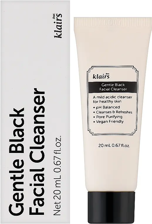 Пенка для глубокой очистки лица Klairs Gentle Black Facial Cleanser - фото 2