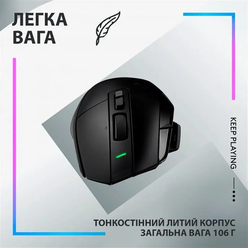 Миша Logitech G502 X PLUS Black (910-006162) - фото 9