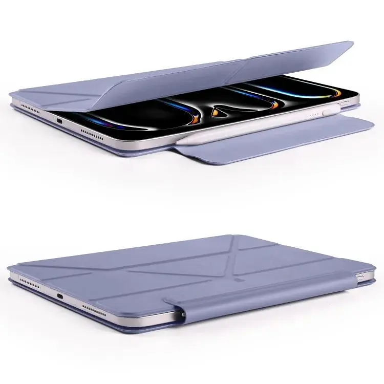 Обложка BeCover Ultra Slim Origami Magnetic с креплением Apple iPad Pro 11" M4 2024 Deep Purple (712963) - фото 4
