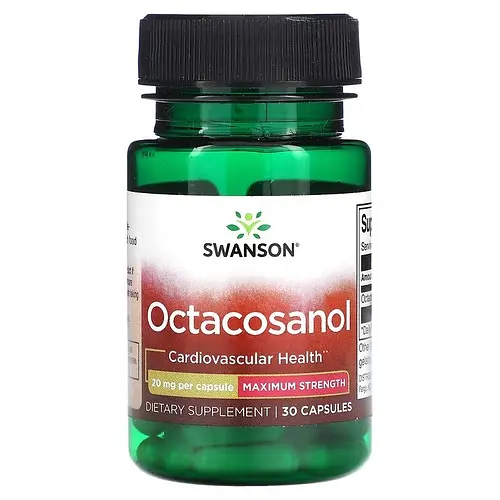 Інші екстракти Octacosanol 20 mg 30 капсул Swanson vit0005837