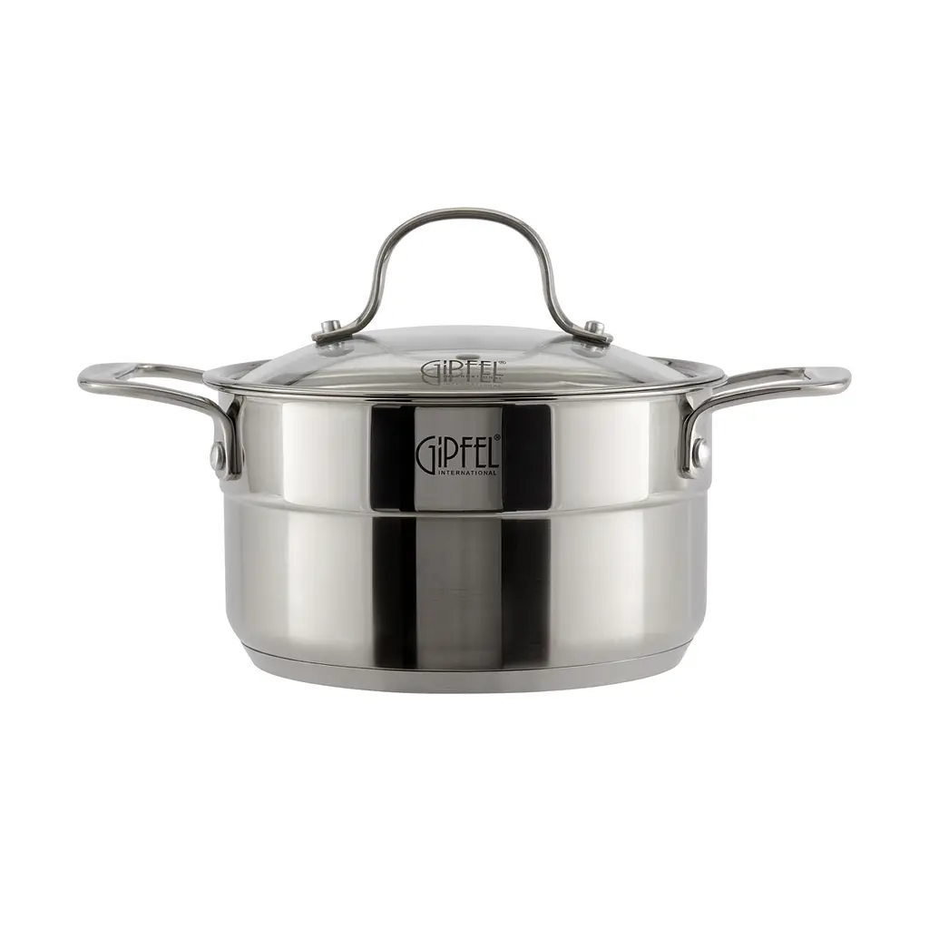 Каструля Gipfel Gala GP-1273 18 см 2.5 л срібляста - фото 2