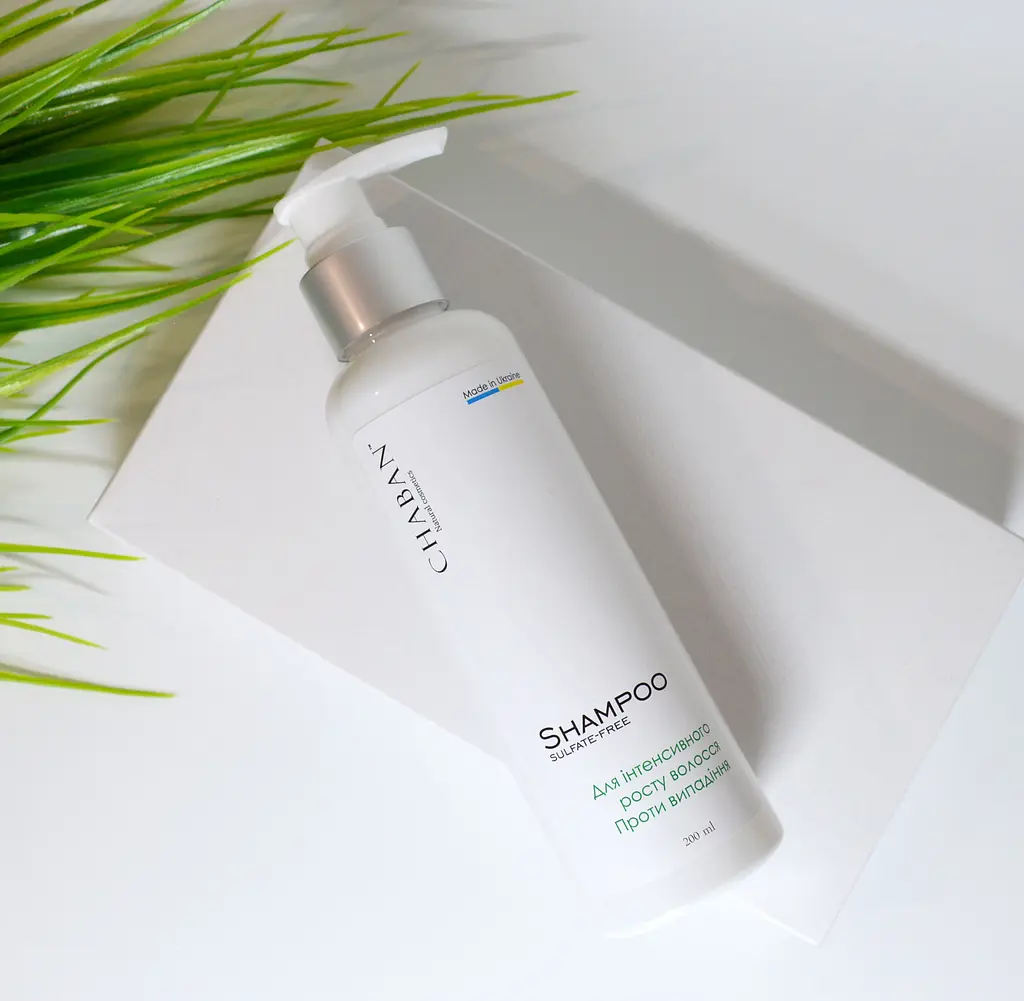 Бессульфатный шампунь для интенсивного роста волос и против выпадения Chaban 200 мл - фото 2