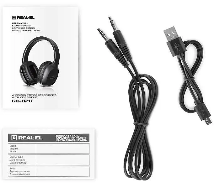 Навушники Real-EL GD-820 Black (GD-820 Black) - фото 8