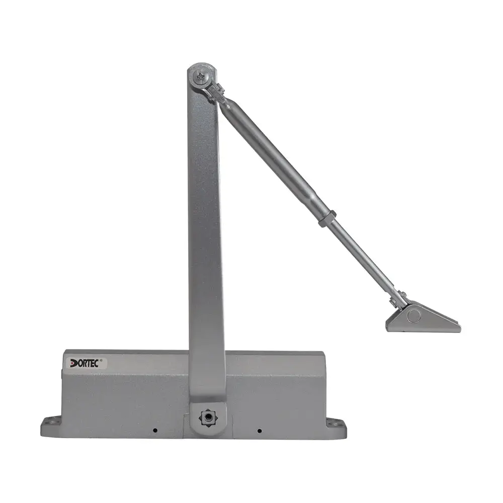 Дверний доводчик Dortec DT-514H Silver з фіксацією дверей у відчиненому положенні (63-00003) - фото 3