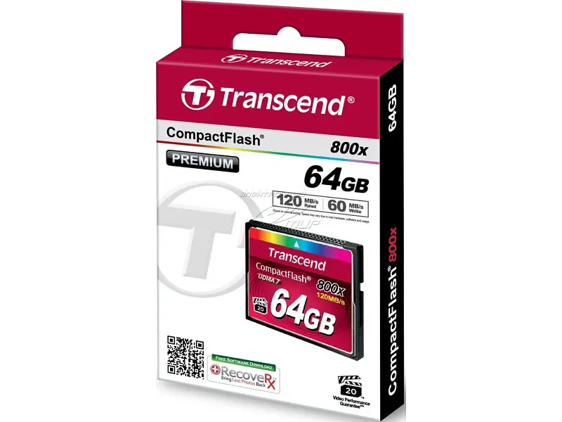 Карта пам'яті Transcend CompactFlash Card 800X 64 GB (TS64GCF800) - фото 2