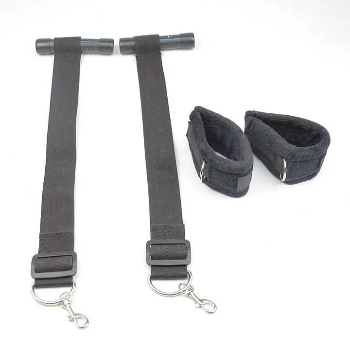 БДСМ підвіски на двері з наручниками Sportsheets Door Jam Cuffs для фіксації - фото 2
