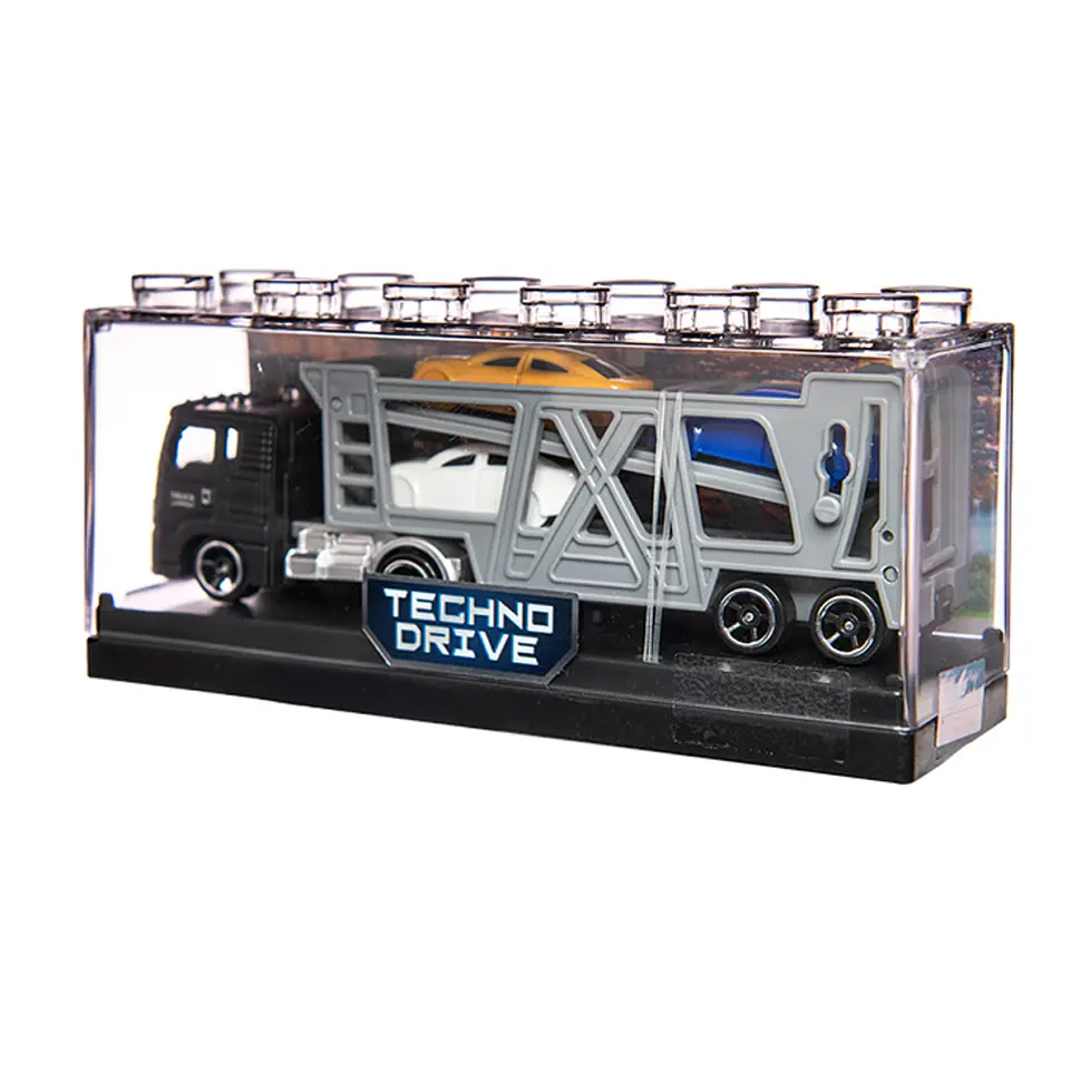 Колекційна автомодель Автоперевізник TechnoDrive 250415CG-1 пластиковий бокс - фото 3
