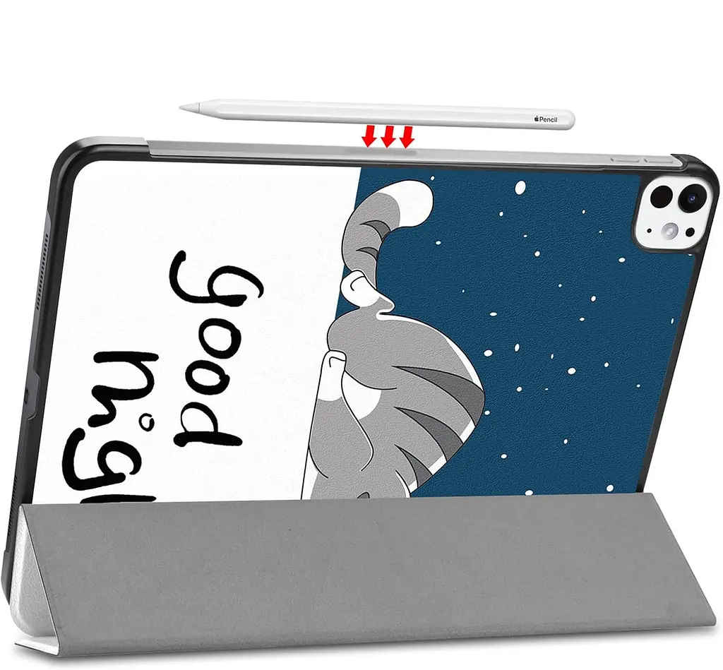 Чохол-книжка BeCover Smart Case для Apple iPad Pro 13 M4 2024 Good Night (711651) - фото 4