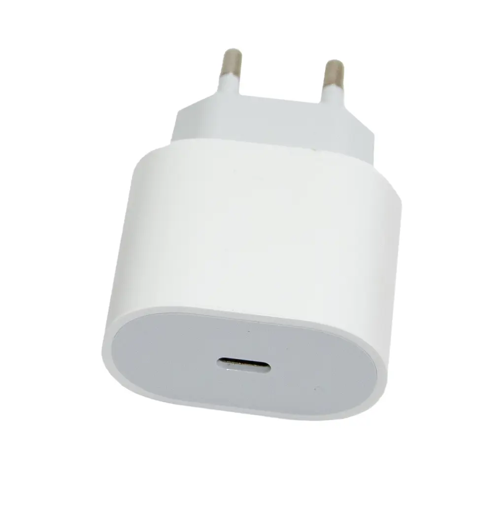 Зарядний пристрій USB-C 35W з кабелем Type-C, адаптер для телефону, білий - фото 5