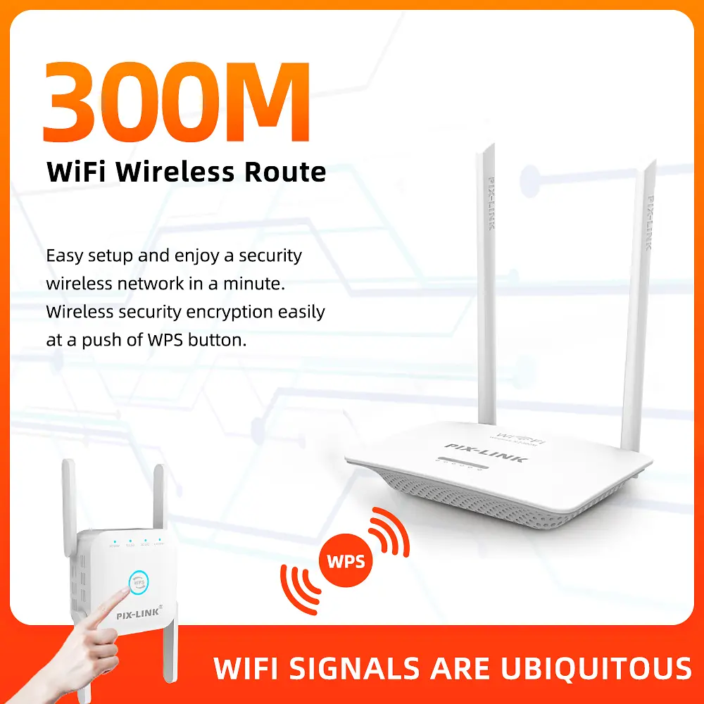 Бездротовий Wi-Fi роутер PIX-LINK LV-WR07M стаціонарний мережевий маршрутизатор White (19183) - фото 9