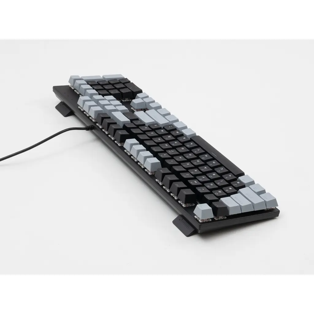 Клавіатура Vinga KBGM-090 LED Red Switch USB Grey/Black (KBGM-090R Grey/Black) - фото 4